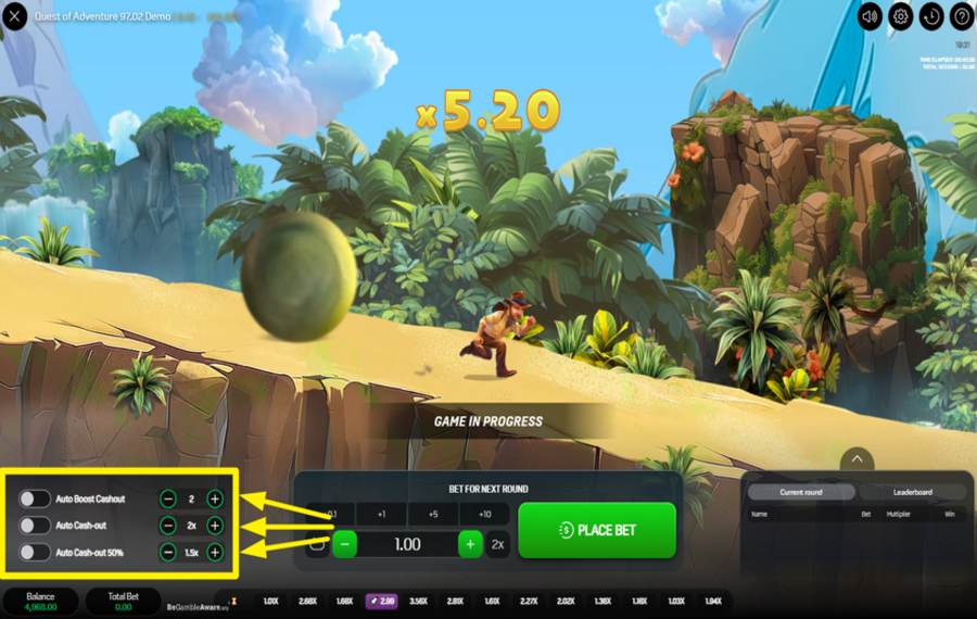 Quest of Adventure УСТАНОВИТЕ АВТОМАТИЧЕСКИЕ ВЫПЛАТЫ.