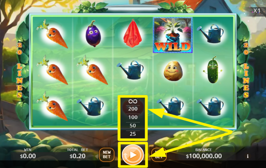 Quick Garden USE THE AUTOPLAY FEATURE.