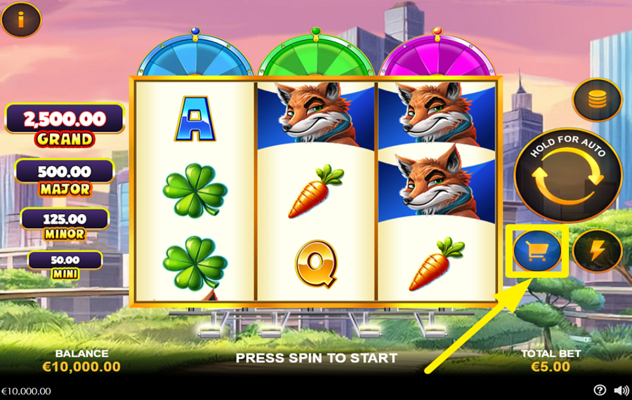 Rabbit and the Fox ACQUISTA UN ROUND BONUS.