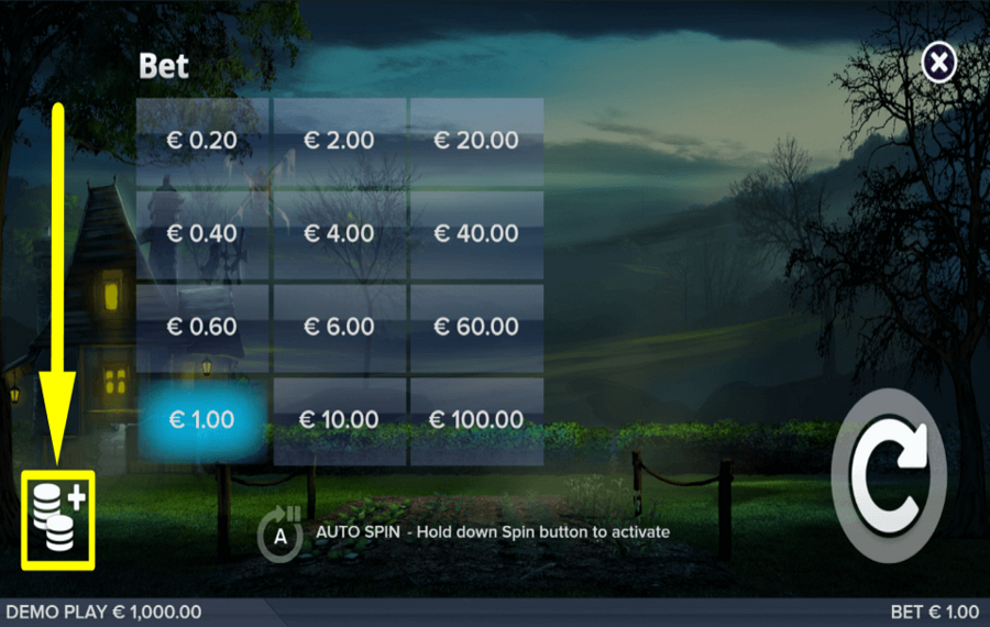 Rabbit Royale SET YOUR TOTAL BET.