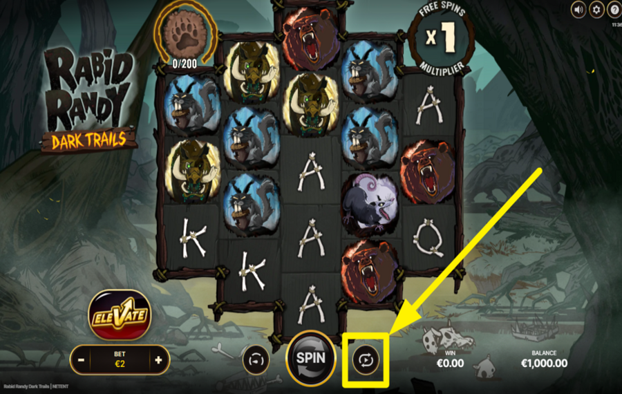 Rabid Randy Dark Trails UTILICE GIROS AUTOMATIZADOS.