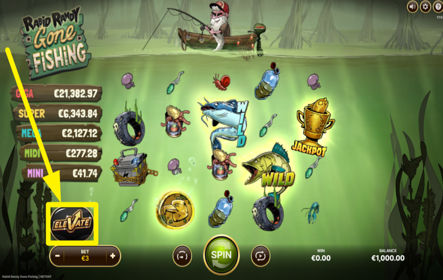 Rabid Randy Gone Fishing TAKE ADVANTAGE OF THE ELEVATE FEATURE.