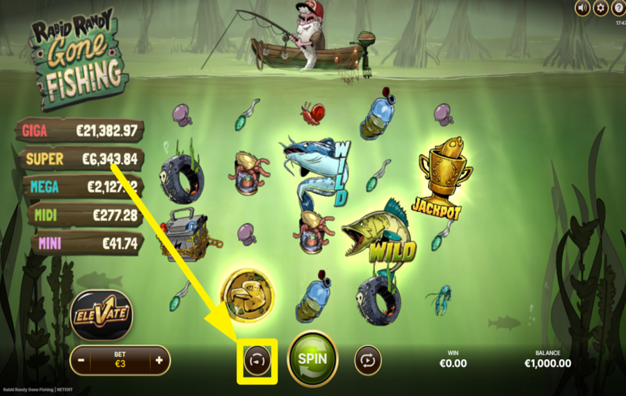 Rabid Randy Gone Fishing SPEED UP THE ACTION!