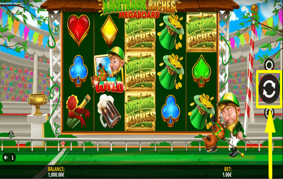 Racetrack Riches Megaboard ИГРАЙТЕ В ИГРУ.