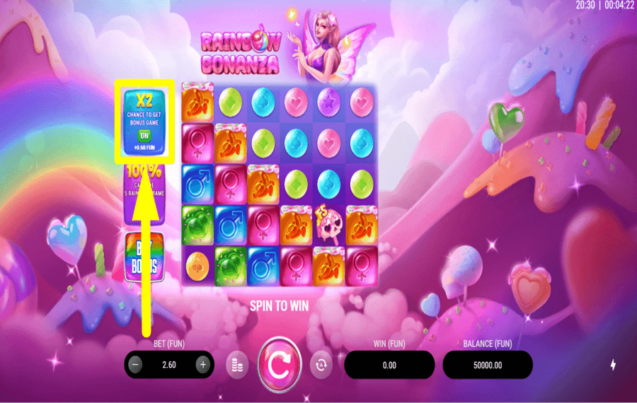 Rainbow Bonanza AUMENTA LAS PROBABILIDADES.