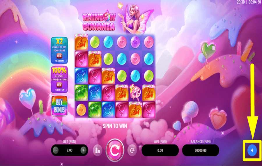 Rainbow Bonanza ENCENDER EL TURBO.