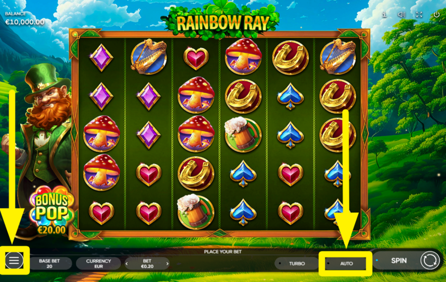 Rainbow Ray АКТИВИРУЙТЕ АВТОМАТИЧЕСКОЕ ВОСПРОИЗВЕДЕНИЕ.