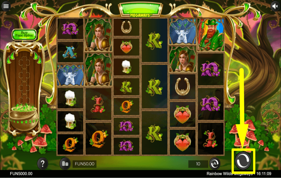 Rainbow Wilds Megaways PLAY THE GAME.