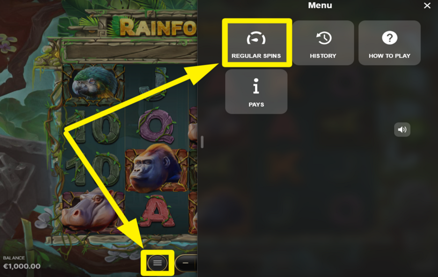 Rainforest Gold ACCÉLÉREZ L'ACTION !