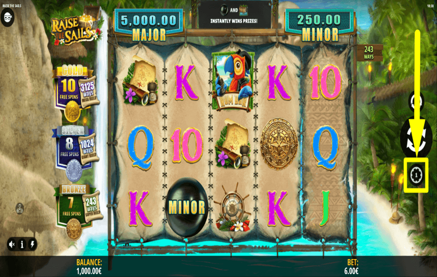 Raise the Sails DECIDE YOUR BET.