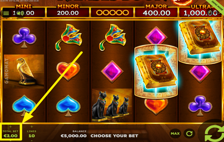 Ramses Book Flaming Link SELECCIONE EL MONTO TOTAL DE SU APUESTA.