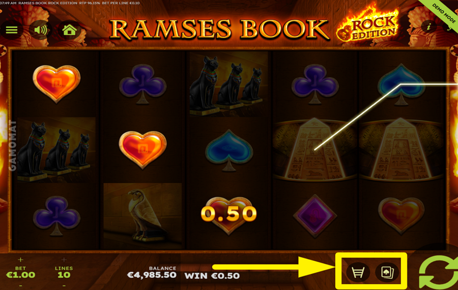Ramses Book Rock Edition ПОСТАВЬТЕ НА КОН И ВЫИГРАЙТЕ!