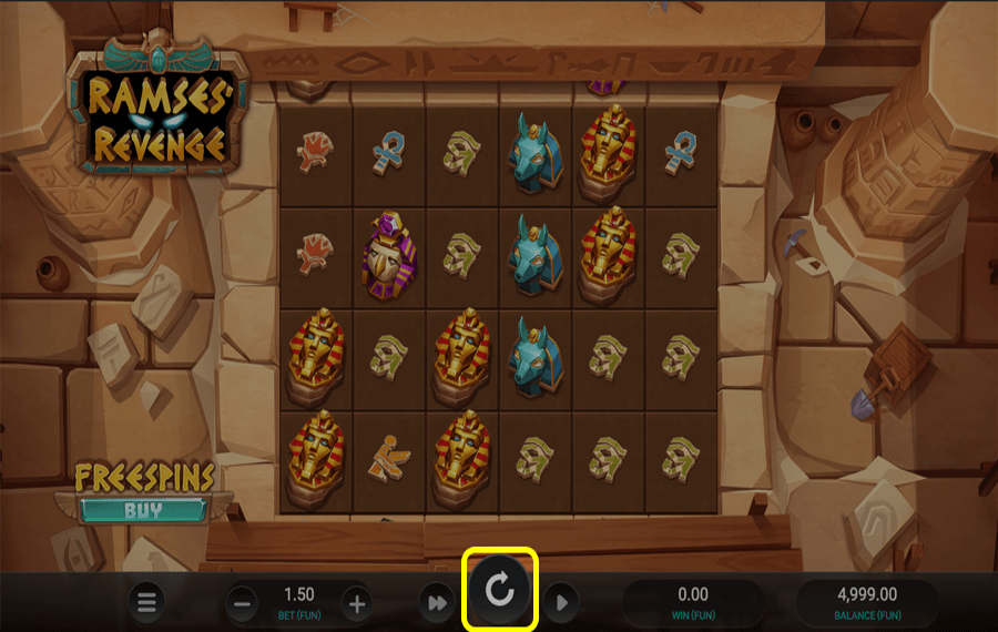 Ramses Revenge Spin the reels!