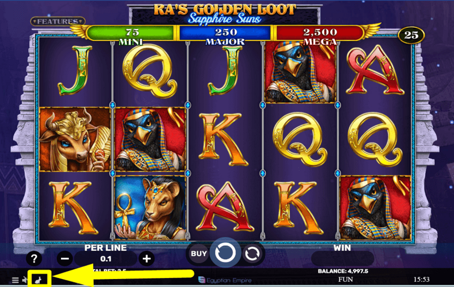 Ras Golden Loot Sapphire Suns ACCÉLÉRER LE RYTHME.