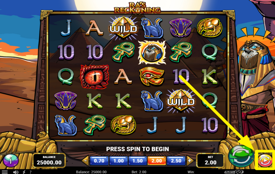 Ras Reckoning EMPLOY THE AUTOMATIC SPIN.