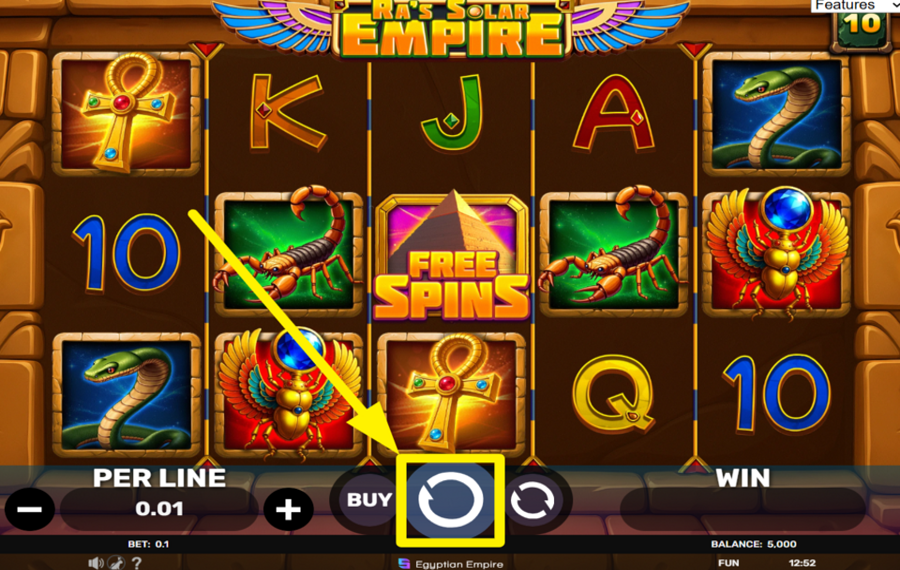 Ras Solar Empire DREH DREHEN UND GEWINNEN!