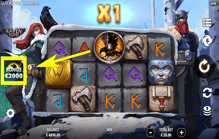 Tragamonedas Raven Rising por Quickspin | Jugar Gratis