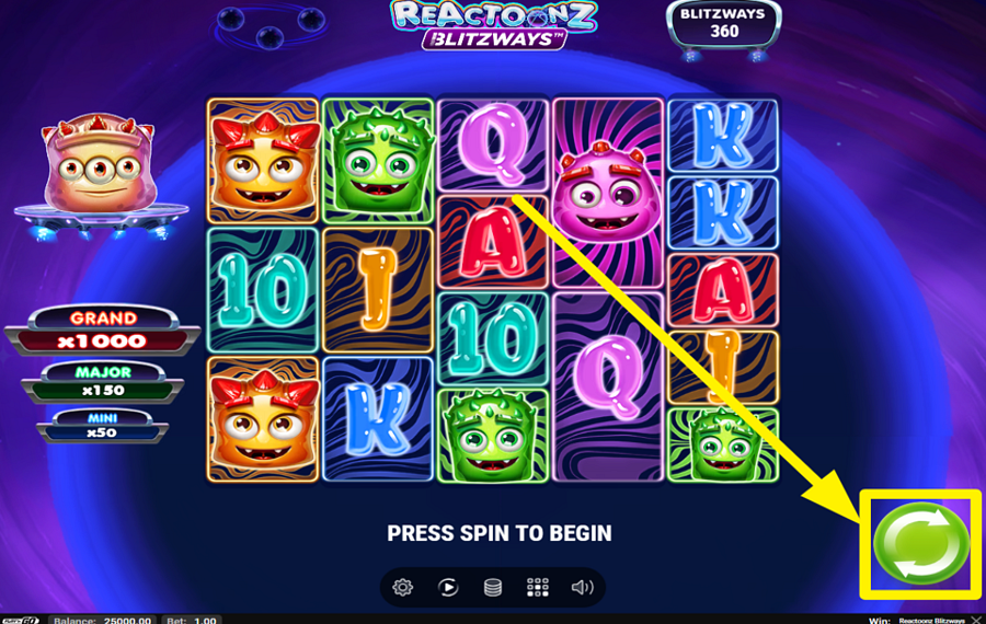 Reactoonz Blitzways REJOIGNEZ LA TOURNÉE.