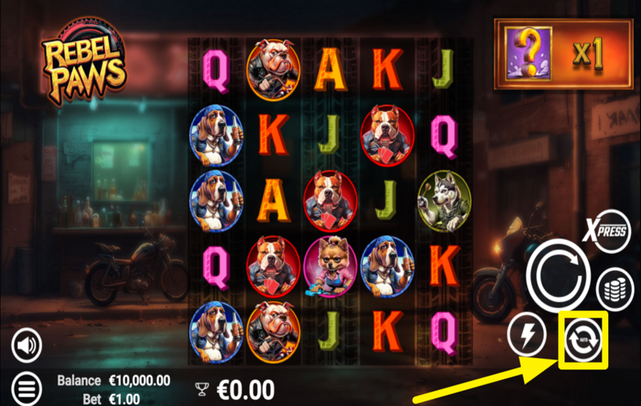 Rebel Paws ИСПОЛЬЗУЙТЕ АВТОМАТИЧЕСКОЕ ВРАЩЕНИЕ.