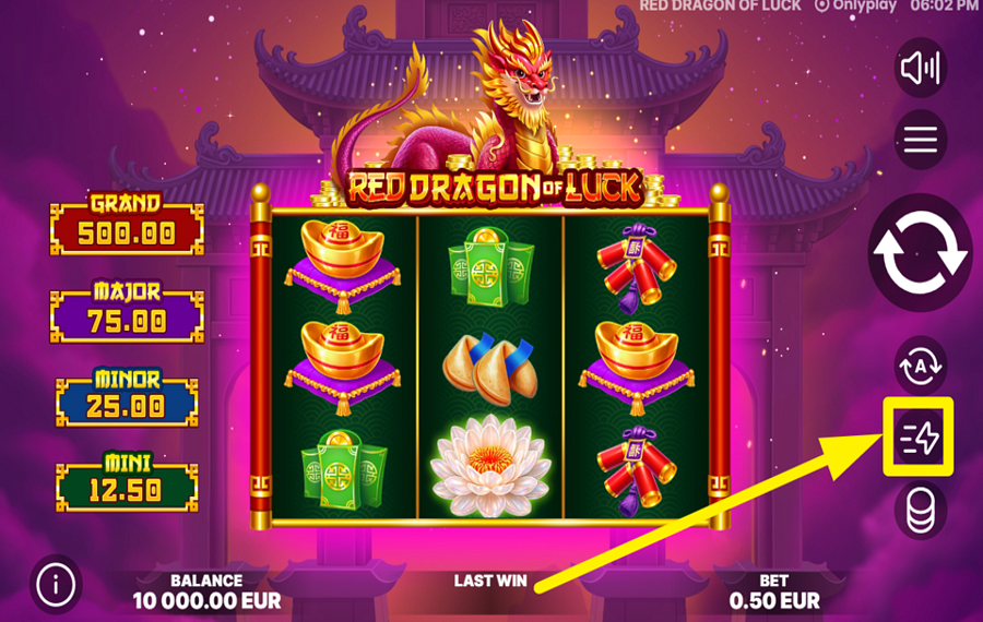 Red Dragon of Luck ELEVATE THE TEMPO.