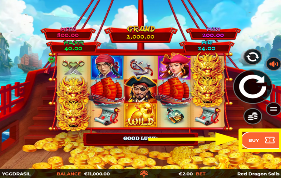 Red Dragon Sails AGGIUNGI DIVERTIMENTO!