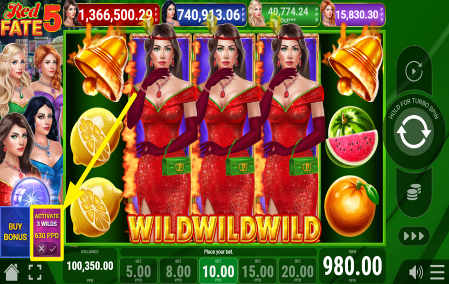 Red Fate 5 ACTIVEZ LE BONUS BOOST.