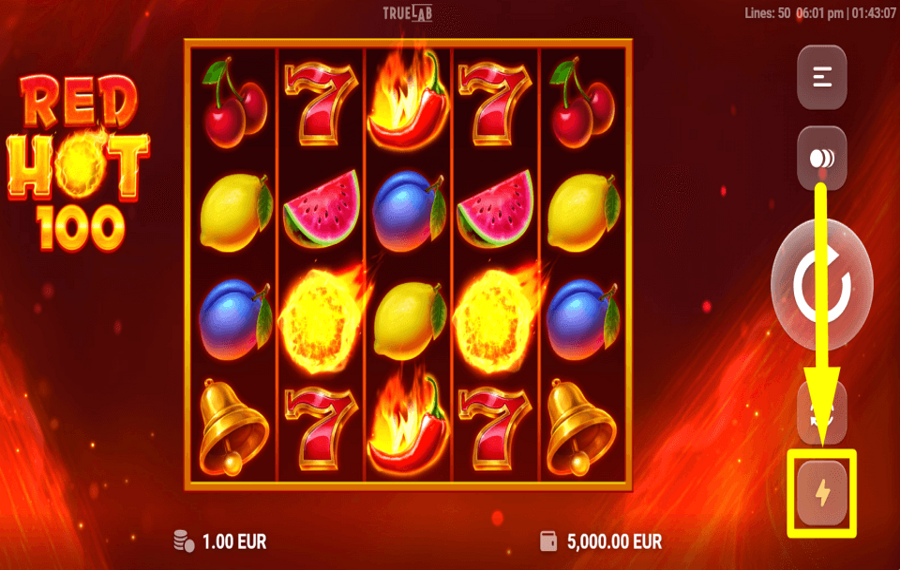 Red Hot 100 ИЗМЕНИТЕ СКОРОСТЬ ОТЖИМА.