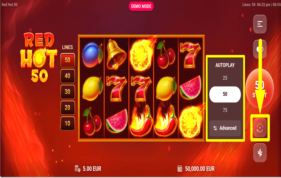 Red Hot 50 CONTINUA AUTOMATICAMENTE.