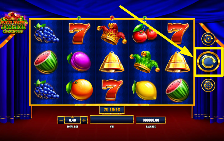 Red Hot Joker Cascade TOURNEZ POUR GAGNER !