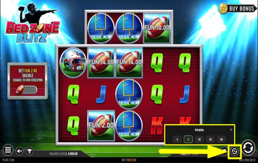 Red Zone Blitz PROCEED AUTOMATICALLY.