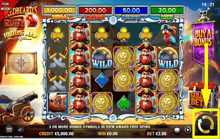 Redbeards Ruby Fortune Map CHASE THE PRIZE.