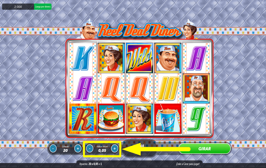 Reel Deal Diner PLATZIEREN SIE IHRE WETTE.