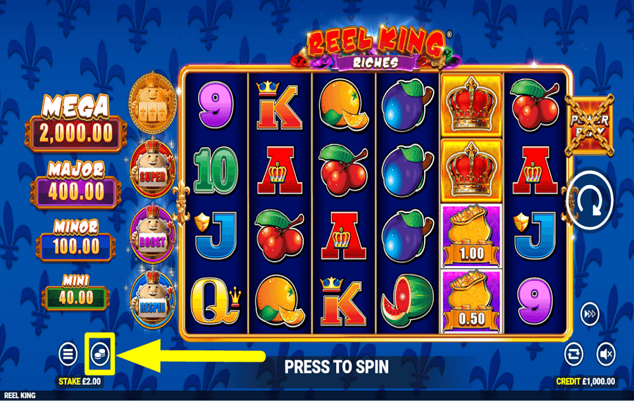 Reel King Riches ДЕЛАЙТЕ СВОЮ СТАВКУ.