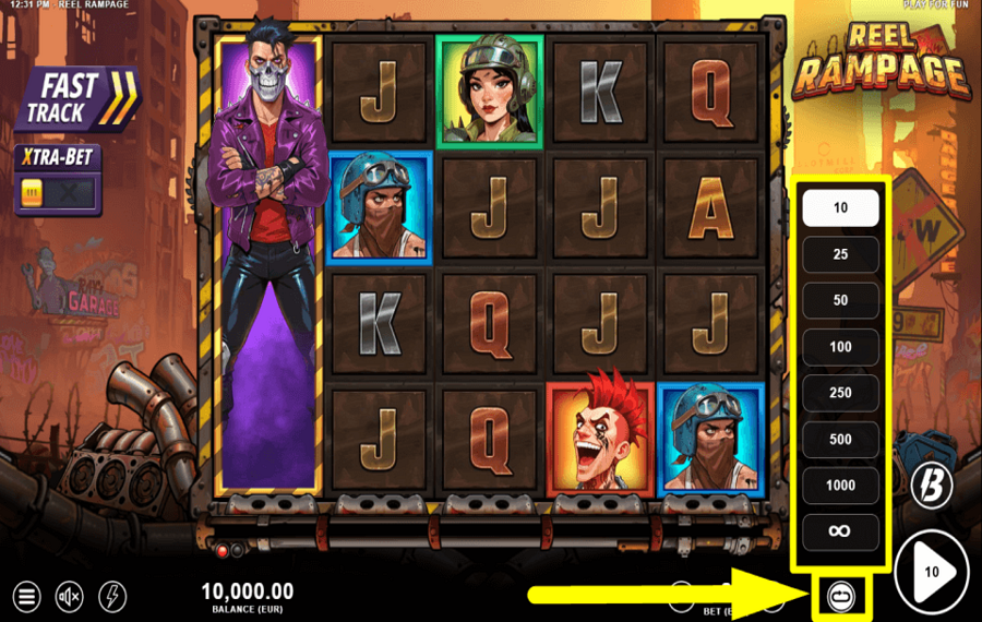 Reel Rampage ACTIVATE AUTOPLAY.