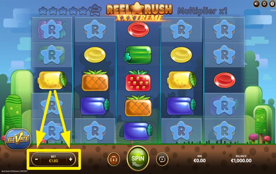 Reel Rush XXXtreme FISSA LA TUA SCOMMESSA.