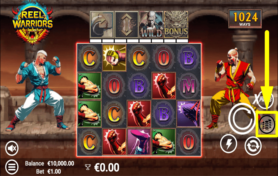 Reel Warriors ИЗМЕНИТЕ СТАВКУ.