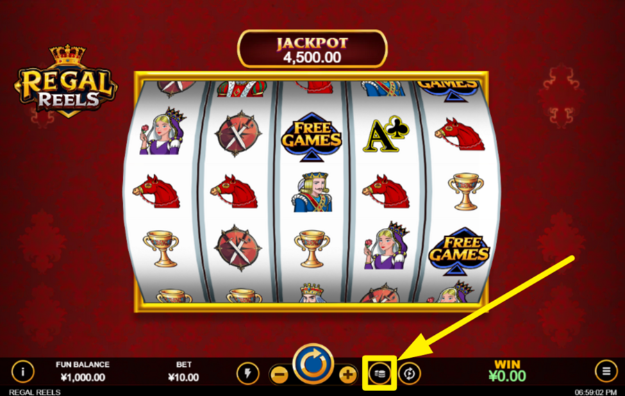 Regal Reels CHOOSE THE HIGHEST WAGER LIMIT.