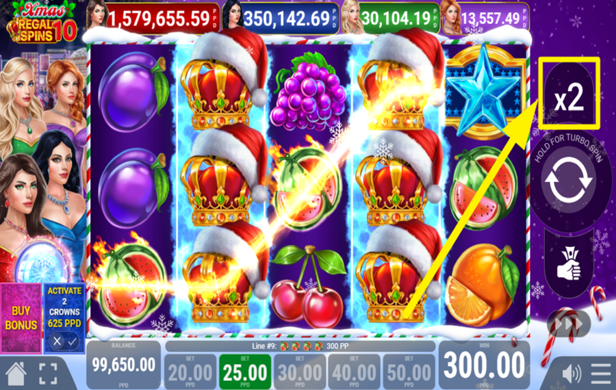 Regal Spins 10 Xmas Setzen Sie Ihren Gewinn aufs Spiel.