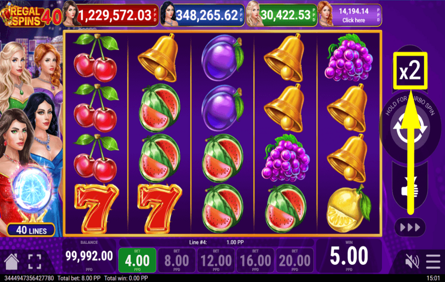 Regal Spins 40 ENVIE DE JOUER ?