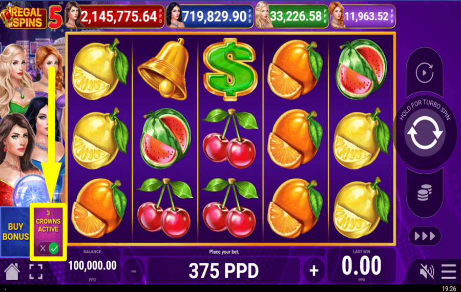 Regal Spins 5 POUSSE TA CHANCE.