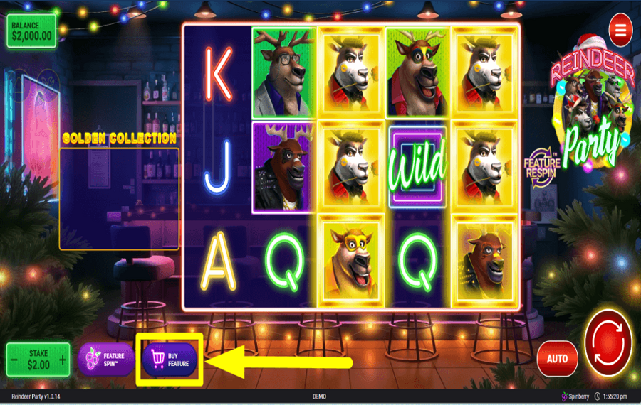 Reindeer Party RÉCUPÉREZ LE BONUS.