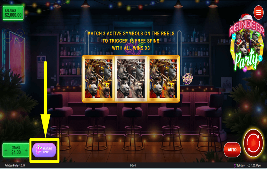 Reindeer Party CHANGEZ VOTRE CHANCE.