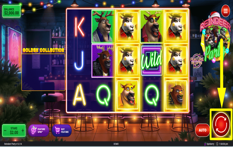 Reindeer Party COMMENCEZ À JOUER.