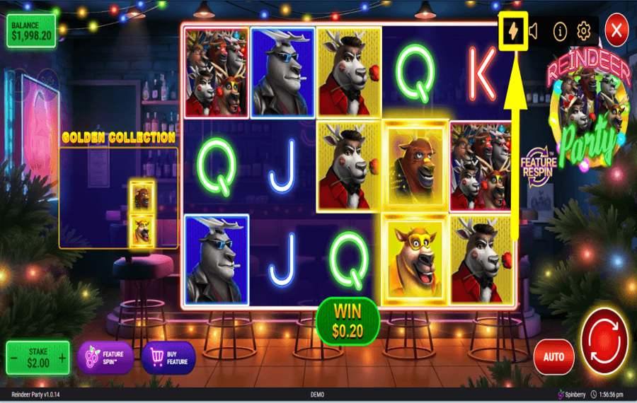 Reindeer Party CONTRÔLEZ VOTRE RYTHME.