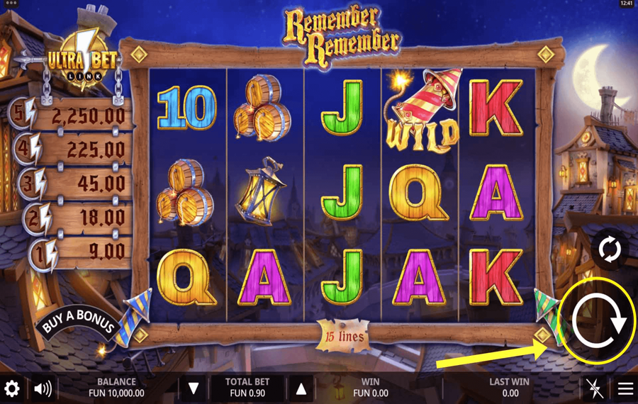 Remember Remember Click/ Tap the “Spin” button