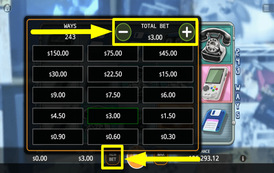 Retro Electronic SET THE TOTAL BET.