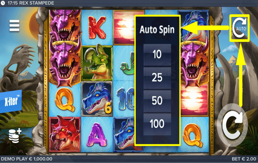 Rex Stampede ДЕЙСТВУЙТЕ АВТОМАТИЧЕСКИ.