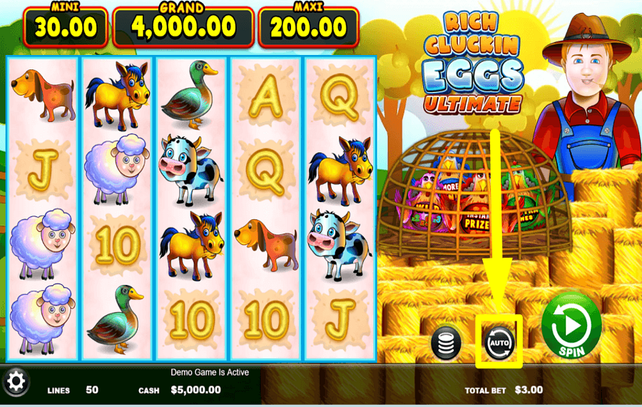 Rich Cluckin Eggs Ultimate ВКЛЮЧИТЬ АВТОВОСПРОИЗВЕДЕНИЕ.