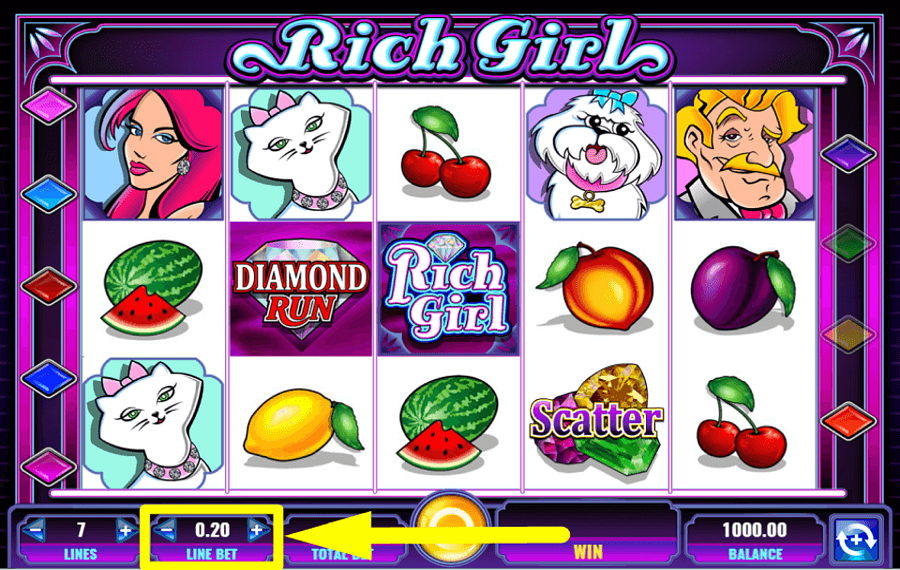 Rich Girl WÄHLEN SIE IHREN EINSATZWERT.