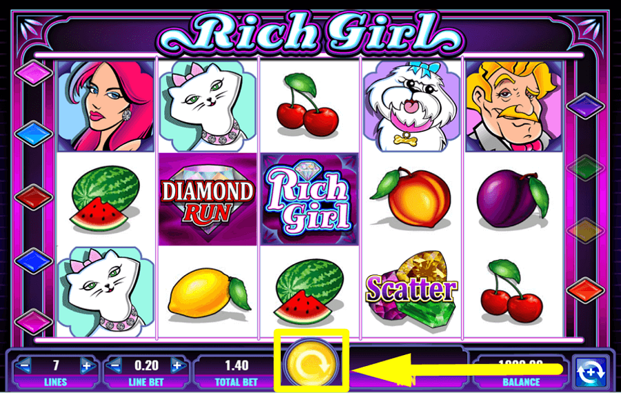 Rich Girl MACHEN SIE EINE SPURENFAHRT.